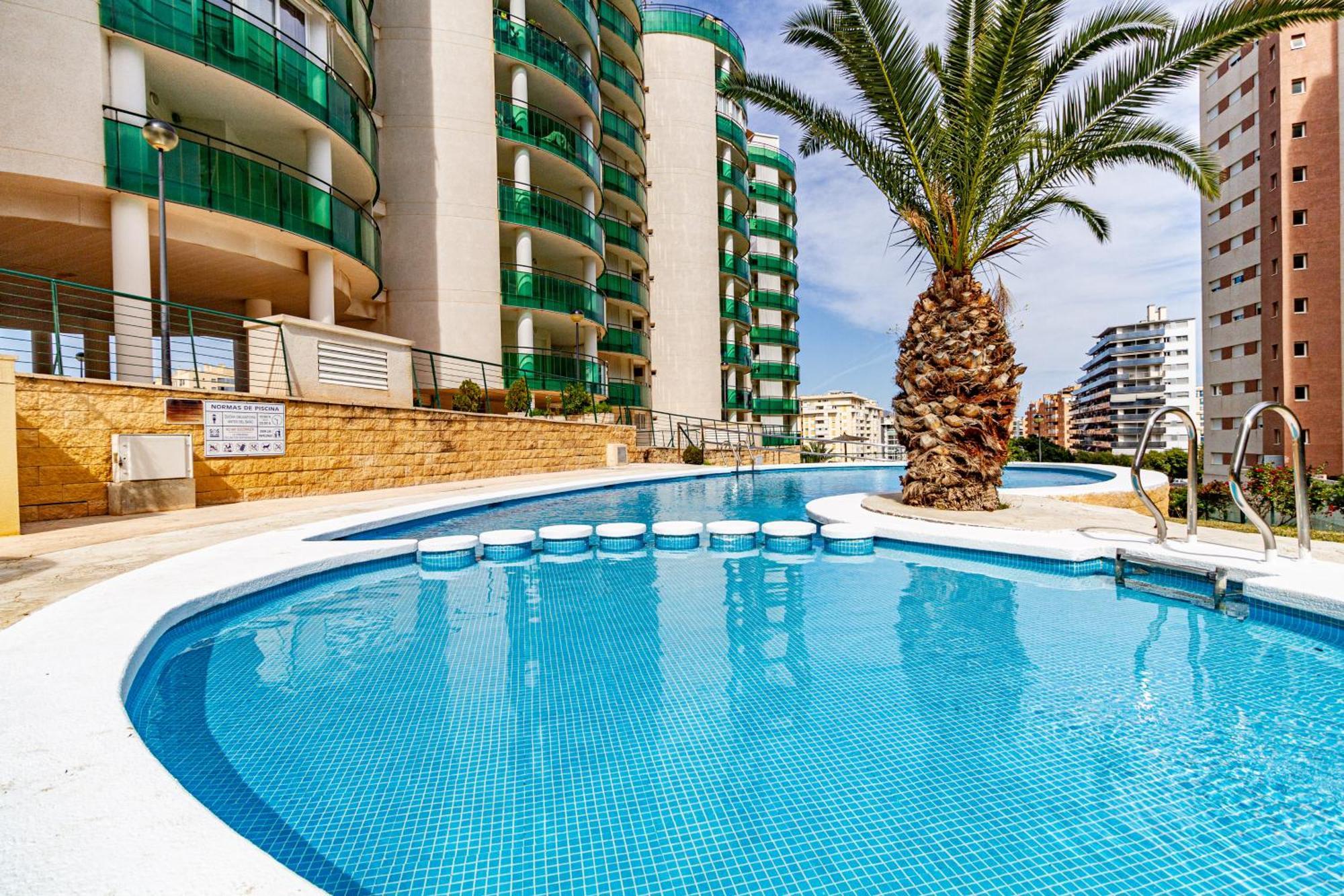 Apartment Vilapark With Pool, Free Parking, Terrace, Beach Benidorm Luaran gambar